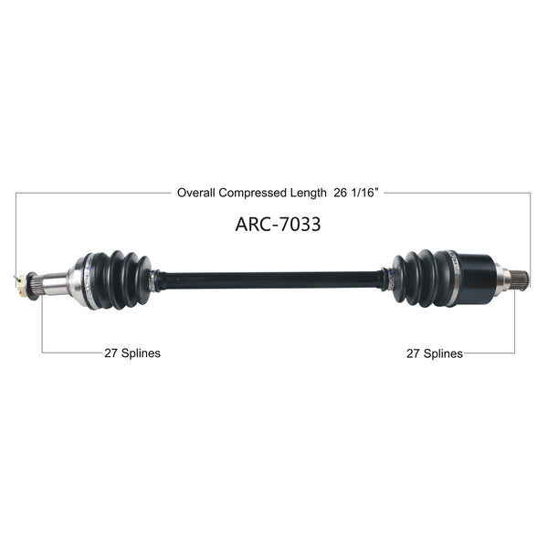 2015-2017 Arctic Cat HDX, Prowler 500 550 700 1000 CV axle shaft
