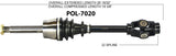 1990-94 Polaris ATV 400L sportsman Big Boss Trail Boss 250 350L Front axle cv shaft
