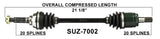 2004-2007 Suzuki LT-A 500F Vinson Front right CV axle shaft TrakMotive SUZ-7002