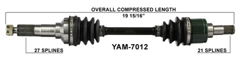 1989-2000 Yamaha timberwolf Big Bear Kodiak front cv axle