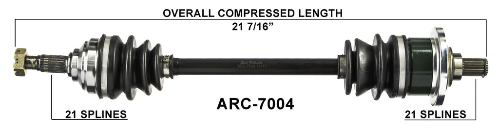 Caltric Rear Left & Right CV Axle Set For Arctic Cat ATV – Replaces 0402-171, 0402-777, 1502-529