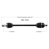 2016, 2018-2019 Arctic Cat Wildcat 4X CV axle shaft Front Right/left   ARC-7032