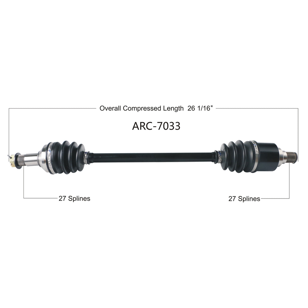 2015-2017 Arctic Cat HDX, Prowler 500 550 700 1000 CV axle shaft