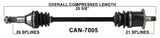 2011-2014 Can-Am Commander 1000 XT LTD 800R Front left CV axle shaft TrakMotive Can-7005