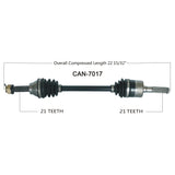 1999-2005 Bombardier Quest traxter front Right CV axle shaft