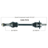 2004-2005 Bombardier OUTLANDER 330 HO 400 HO Max front left CV axle shaft