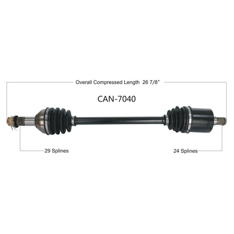2017-2019  Can Am Commander 800 1000 rear left or right CV axle shaft
