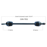 2017 Can Am Maverick Turbo X3 front left CV axle shaft 