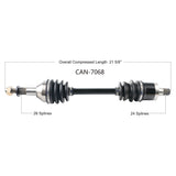 2013-2014 Can Am Outlander 400 EFI XT CV axle shaft  rear left TrakMotive Can-7068