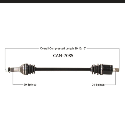 2018 Can Am Defender HD10 XMR CV axle shaft  front Left/right TrakMotive Can-7085
