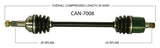 2011-2014 Can-Am Commander 1000 XT LTD 800R rear Left Right CV axle shaft TrakMotive Can-7008