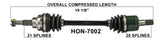 1998-2004 Honda TRX450FE, FM Front right CV axle shaft TrakMotive HON-7002