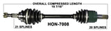 2005-2014 Honda TRX 500FA Rubicon TRX650FA Rincon Front right CV axle shaft TrakMotive HON-7008