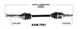 2000-2014 Kawasaki Mule KAF620 KAf 950 2510 3010 4010 Front right left CV axle shaft TrakMotive KAW-7001