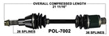 Polaris rear axle cv shaft sportsman 335 400 500 ho