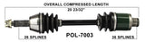 2002 Polaris sportsman 700 rear axle cv shafts wheel