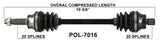 2006-2011 Polaris Hawkeye 300 Sportsman 300 400 Rear axle CV Shaft