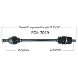 2011-2014 Polaris Ranger Diesel/ Diesel crew Front Right or Left CV axle shaft