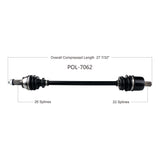 2015-2019 Polaris RZR 4 900 General 1000 Front left or right CV axle shaft 