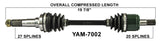 1995-2001 Yamaha Wolverine Big Bear Kodiak Front atv cv axles trakmotive