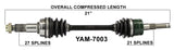 2003-2008 Yamaha Grizzly 660 YFM660F front axles cv shafts 