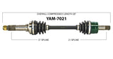 2002-2006 Yamhaha Big Bear 400 Front axle shaft left or right 