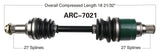 arcitc cat rear axle cv shaft 366 400 450 XC efi