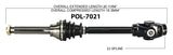 1987-1988  Polaris Trail Boss 250 Front Right Left CV axle shaft TrakMotive POL-7021